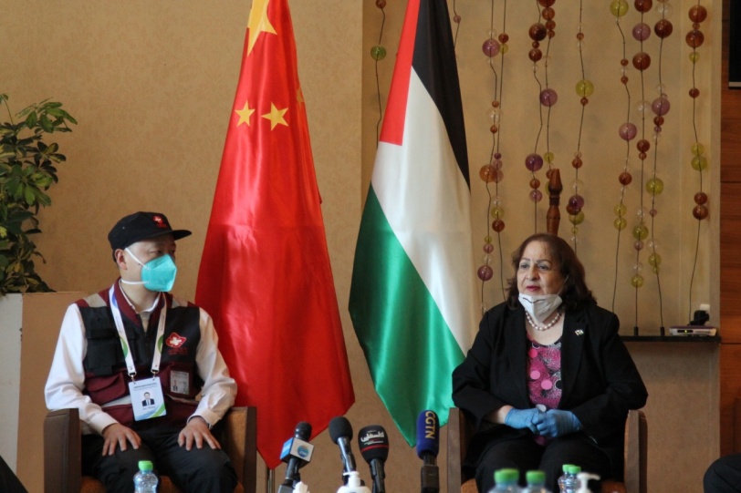 وصول وفد الخبراء الصحي الصيني إلى فلسطين
