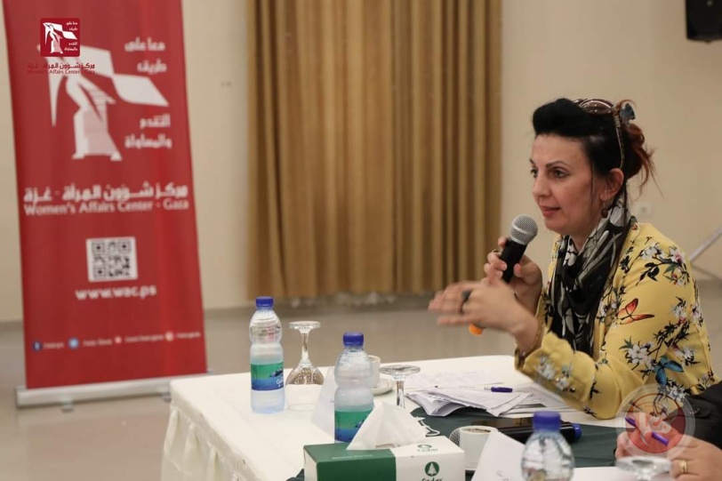 مركز شؤون المرأة ينفذ جلسة حوارية حول تداعيات تأجيل إعادة الإعمار في قطاع غزة