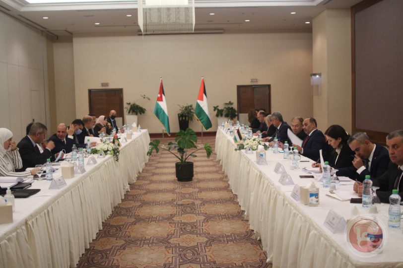 فلسطين والاردن تبحثان تدابير تطوير علاقات التعاون الاقتصادية 