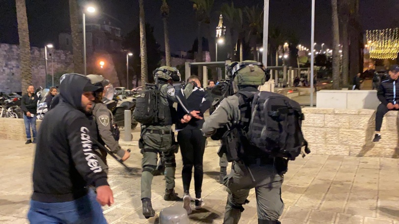 Arrests and attacks on Jerusalemites in Bab al-Amud