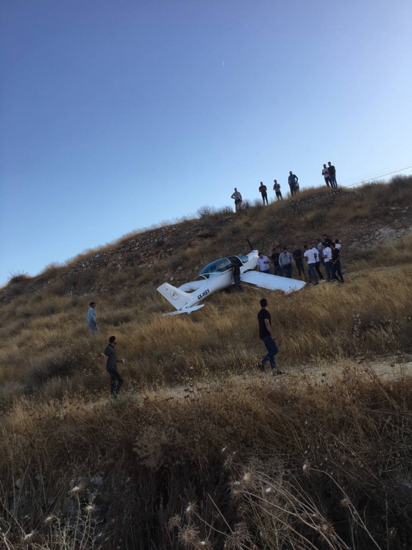 سقوط طائرة إسرائيلية شرق بيت لحم