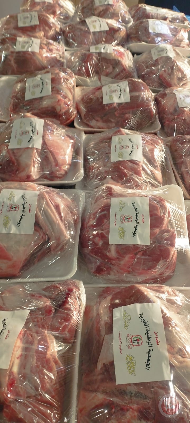 الجمعية الوطنية بالدهيشة تقدم 360 حصة لحم للعائلات المستورة 