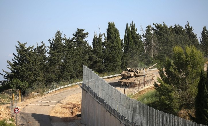 Israeli military movements on the border with Lebanon