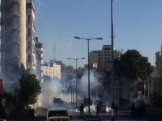 Clashes with the occupation in Bethlehem