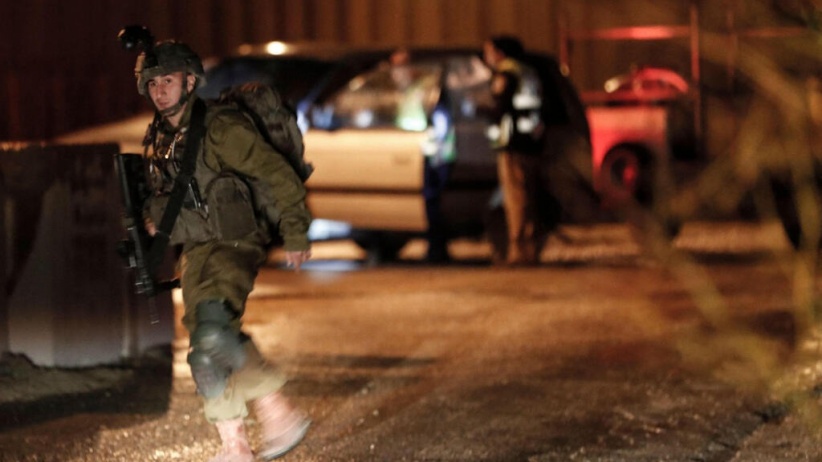 Shooting at an occupation force near Nablus