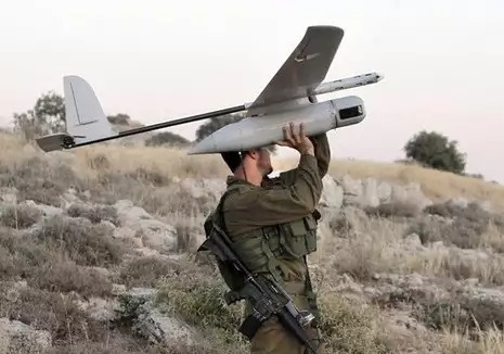 The fall of an Israeli drone in Syrian territory