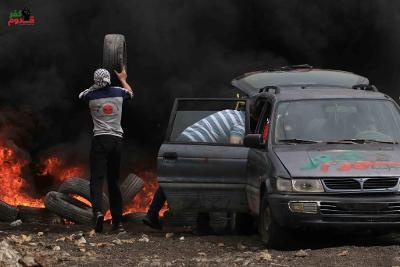 4 injured by Israeli bullets during the suppression of the weekly Kafr Qaddoum march