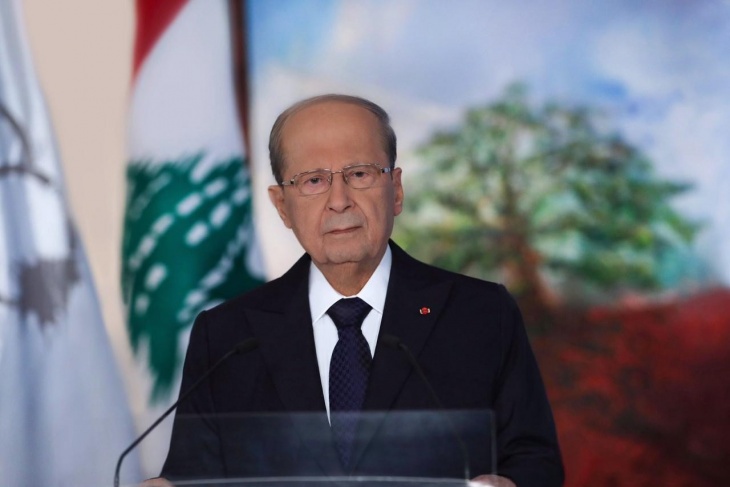 الرئيس اللبناني: وضع حد لمعاناة الشعب الفلسطيني بداية لأي حل مستدام