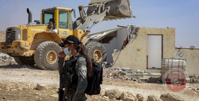 The occupation demolishes 3 houses west of Jericho