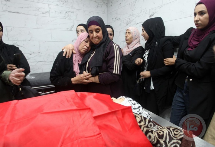 Amid the aggression of the occupation forces.. the funeral of the martyr Ghufran and Rasna, north of Hebron