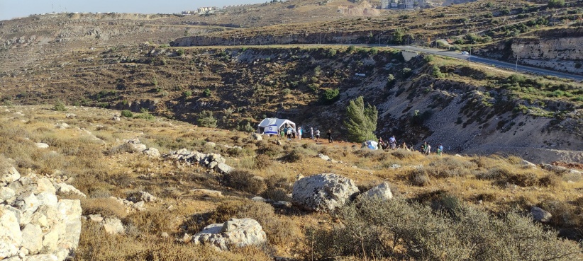Settlers attack a citizen in the northern Jordan Valley