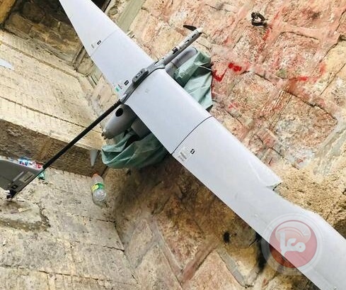 The fifth in a month..a drone crashed in Nablus