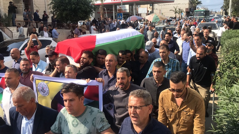Gaza - The funeral of Al-Barnawi, the first female prisoner in the occupation prisons