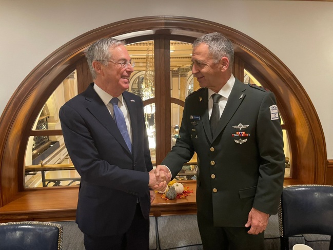 An Israeli-American military meeting discusses Iran and the security situation in the West Bank