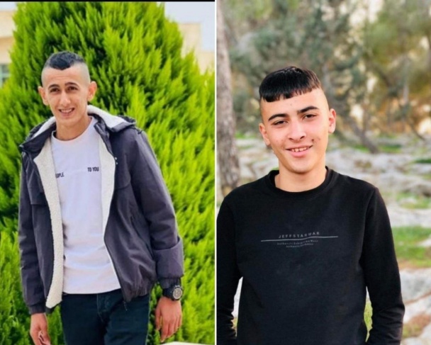The occupation arrests two young men from Qabatiya