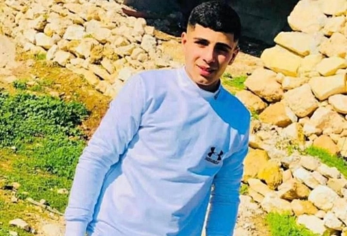 The young man, Sanad Samamra, was killed by the occupation bullets