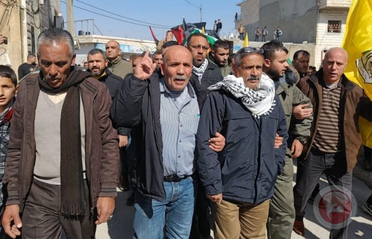 An angry march in Beta, denouncing the crime of medical negligence inside the occupation prisons