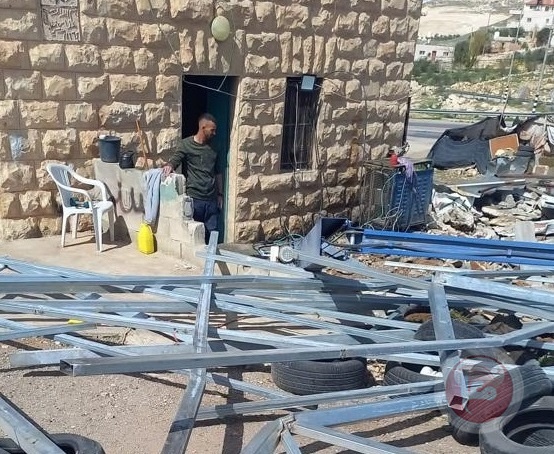 The occupation forces demolished a barracks and a chapel in Bethlehem