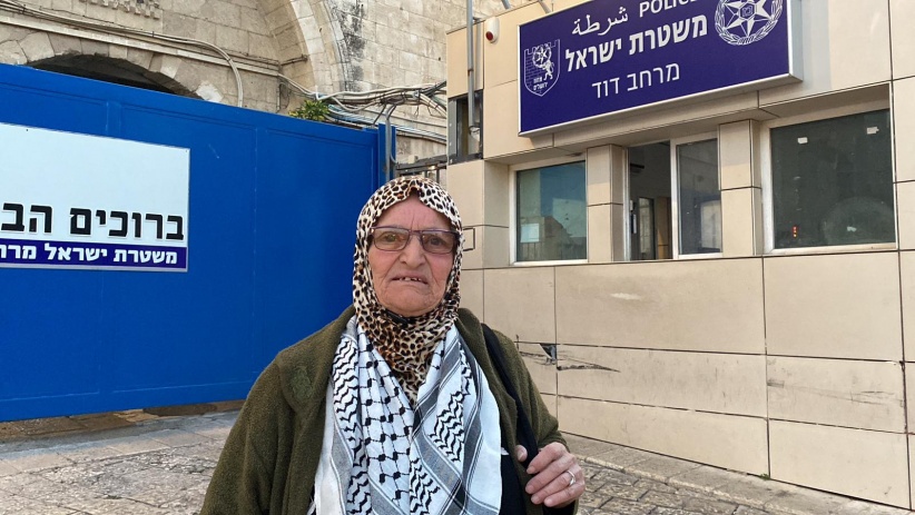 The arrest of a holy woman from Al-Wad Street in Jerusalem