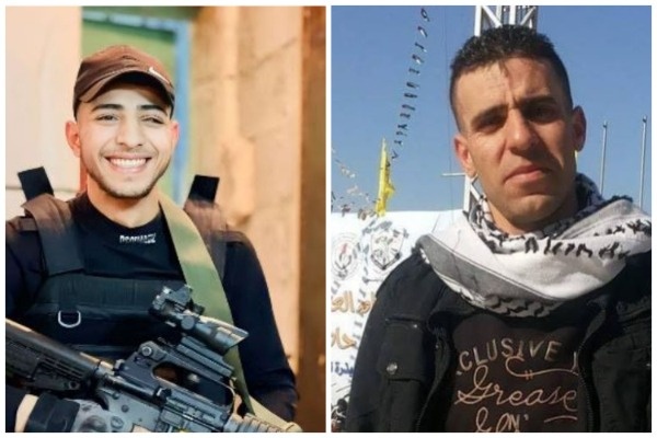 Two martyrs shot by the occupation in Nablus