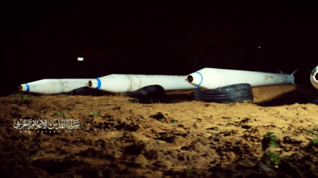 Through the "Buraq 85" missile.. "Al-Quds Brigades"  Send a message in Arabic and Hebrew