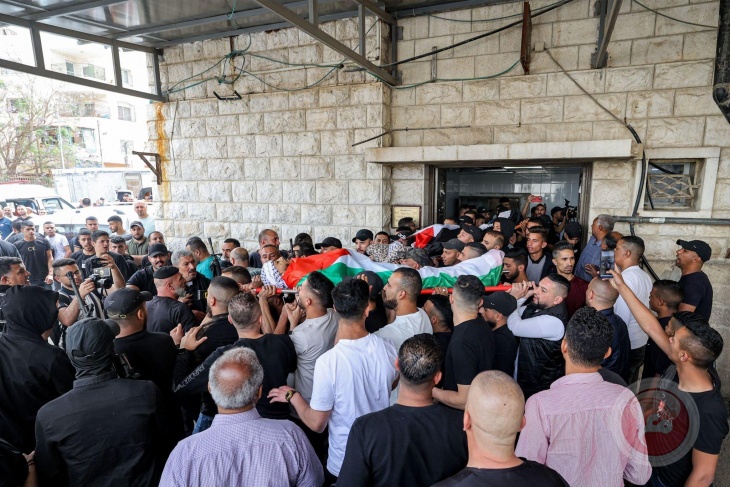 Nablus bid farewell to its three martyrs