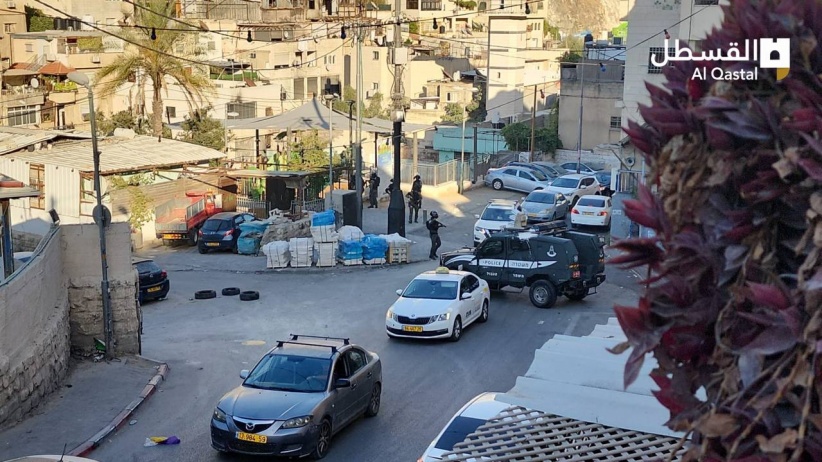Suppression of a stand in Silwan against house demolitions